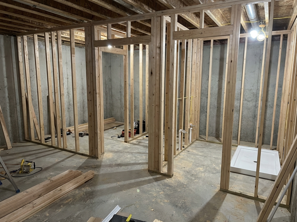 Basement Framing